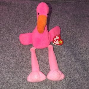 Pinky the Flamingo Collectible Beanie Baby